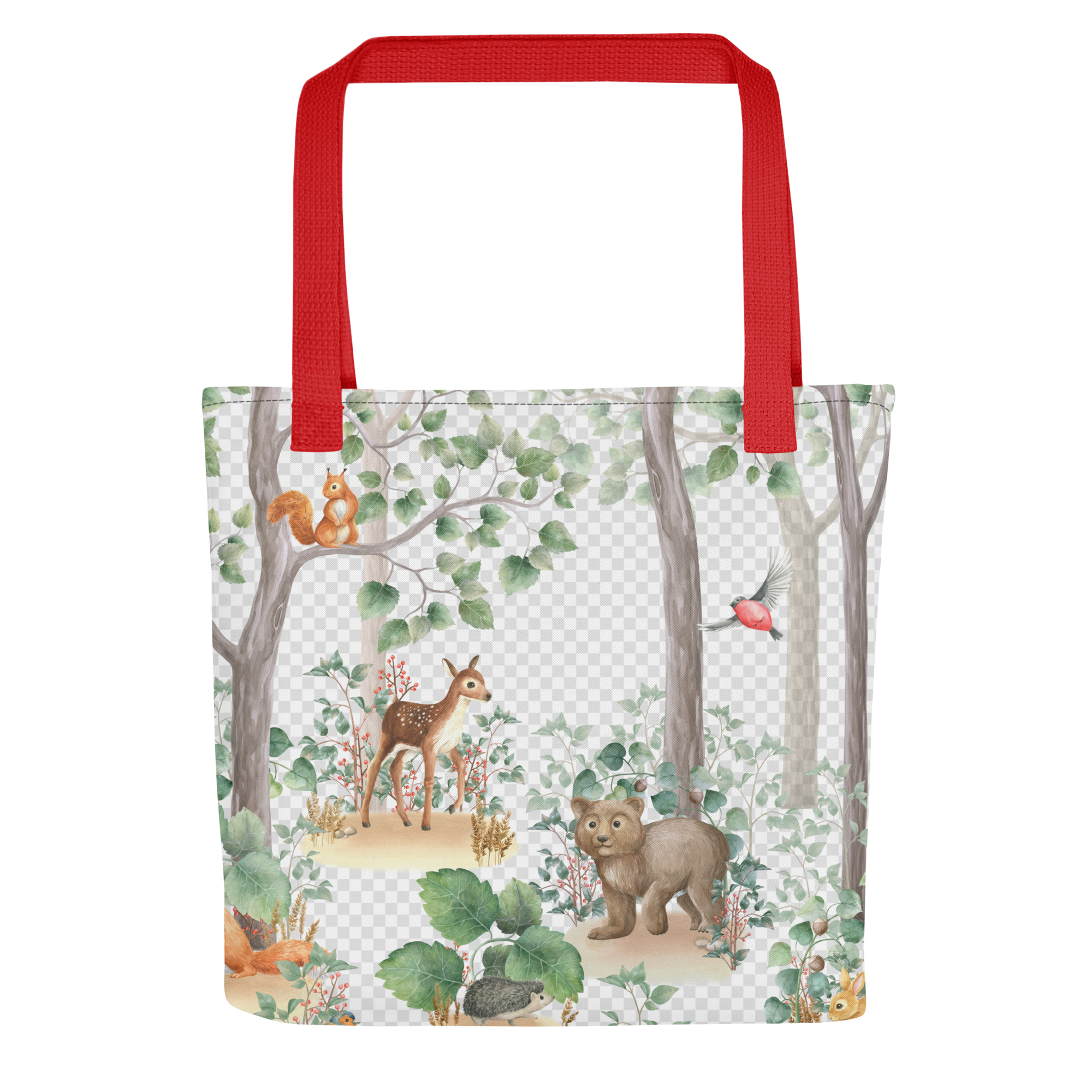 Watercolour Woodlands Nature Tote bag unisex