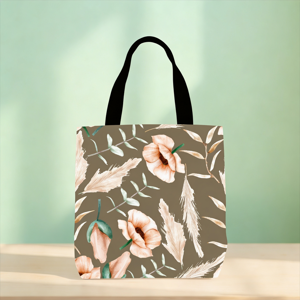 Soft Florals Bohemian Style  Tote bag