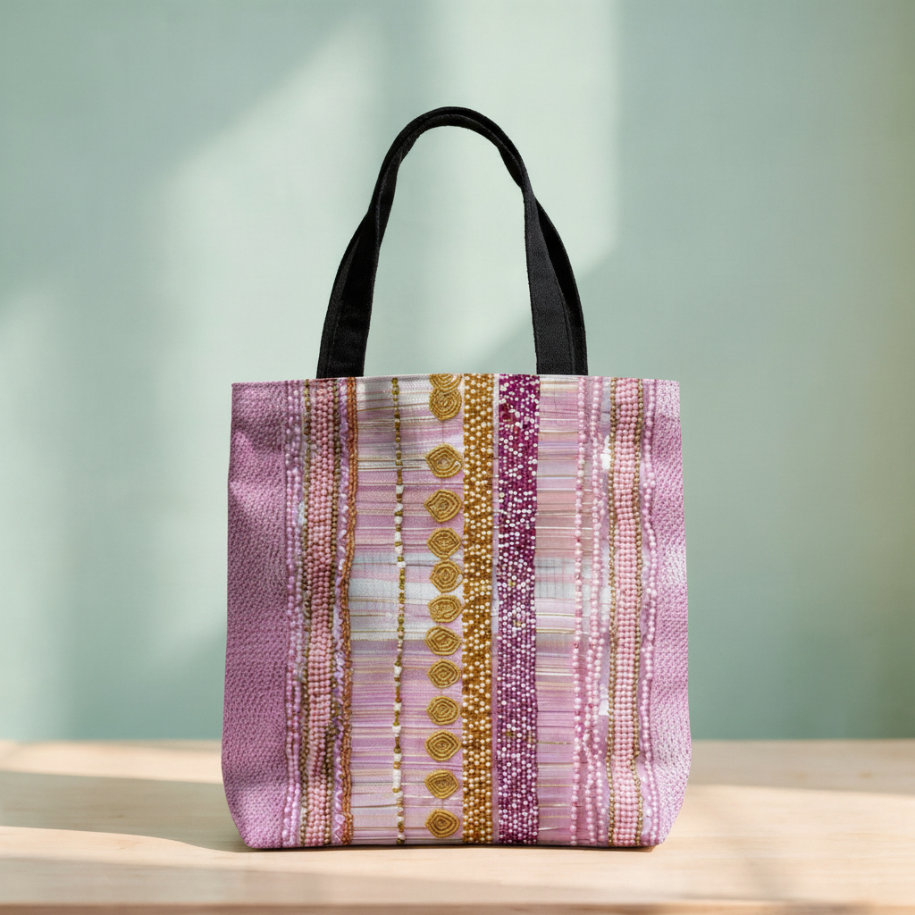 Sequins and Stripes Tote bag