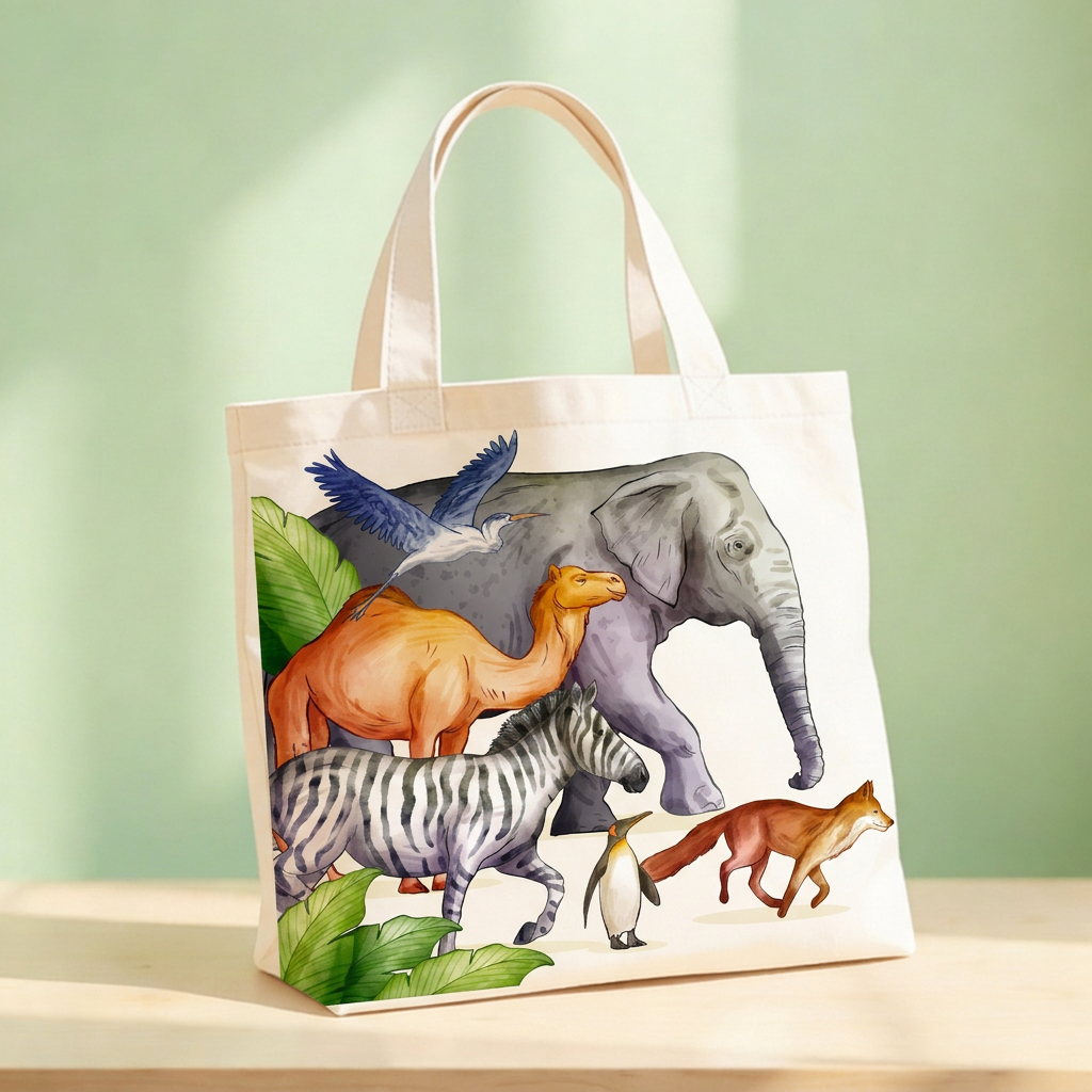 World animals Tote bag
