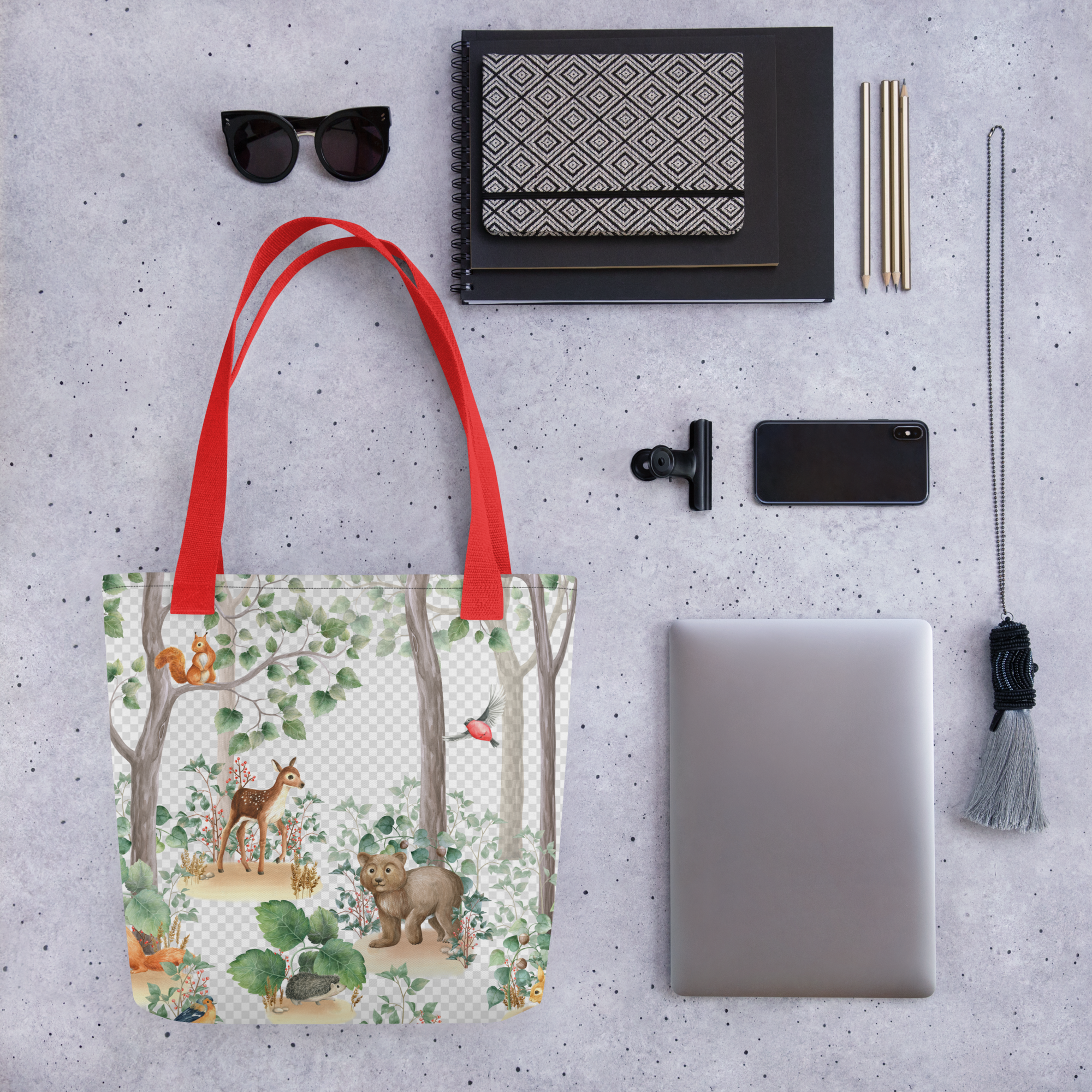 Woodland Animals Tote bag