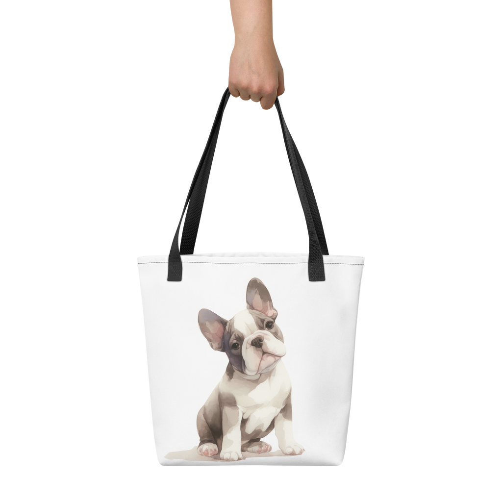 French Bulldog puppy Tote bag