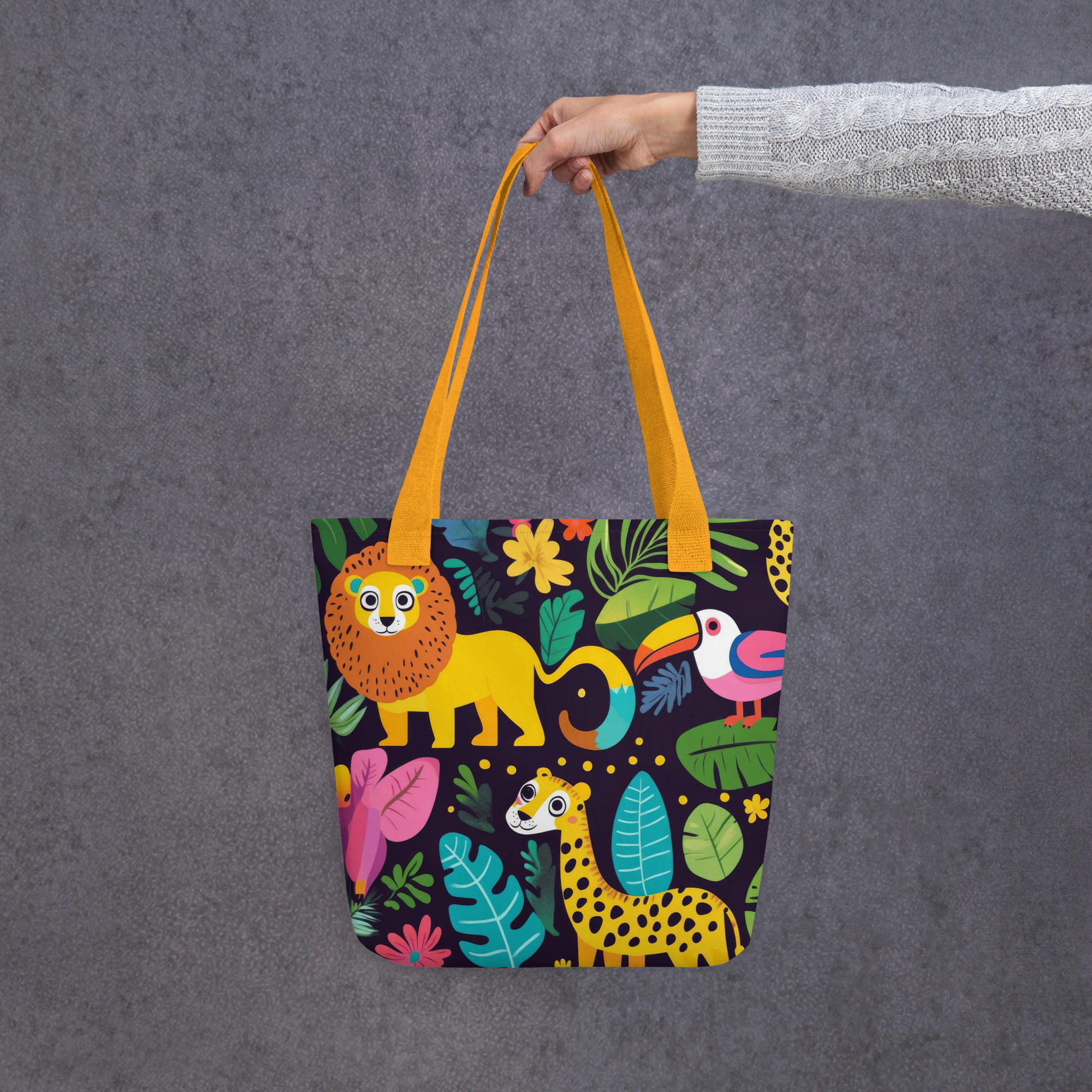 Colourful Wild Animals - Tote bag