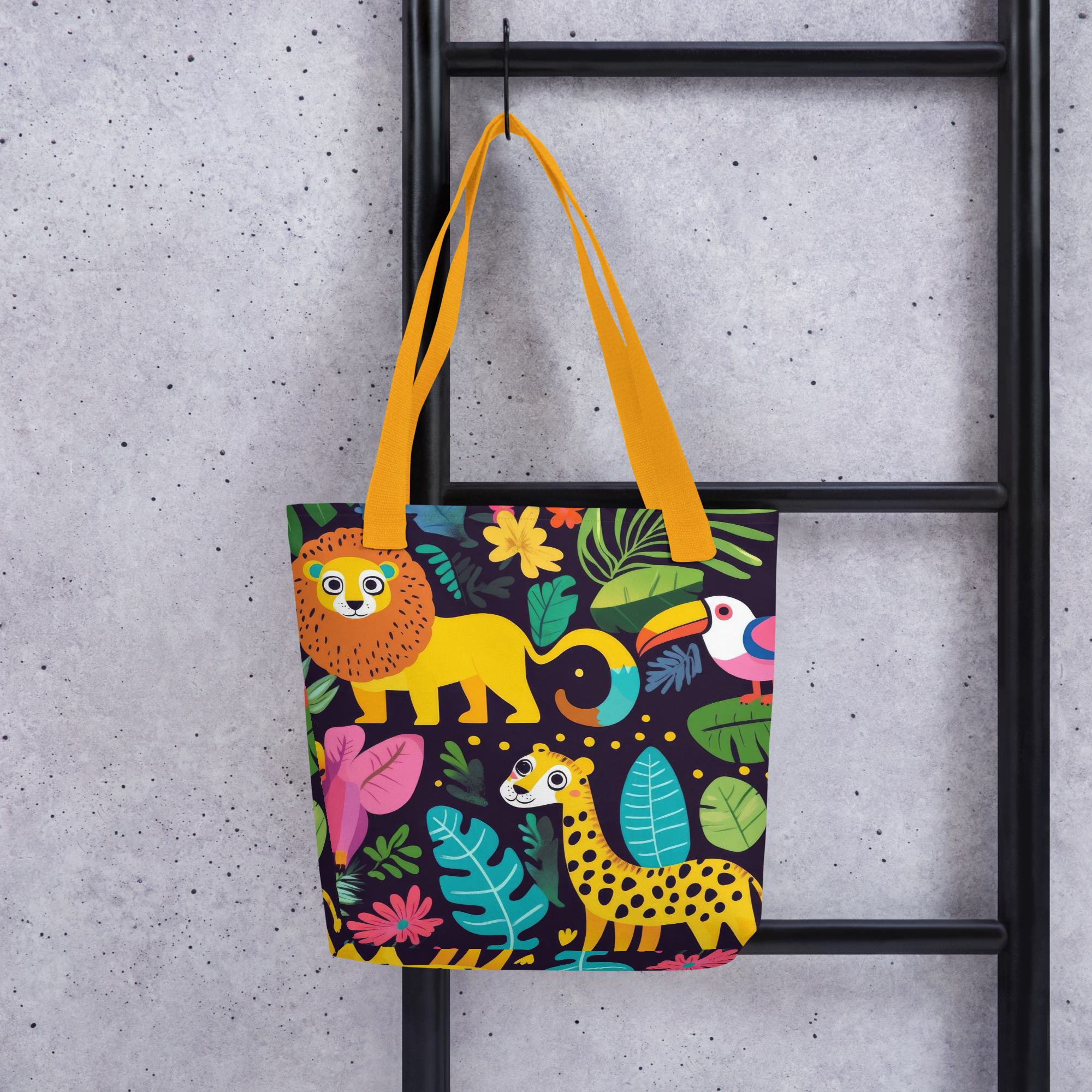 Colourful Wild Animals - Tote bag