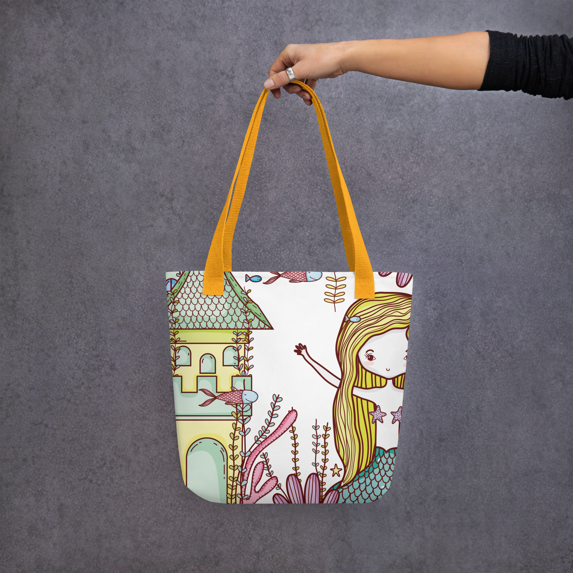Mermaid Doodle Tote bag
