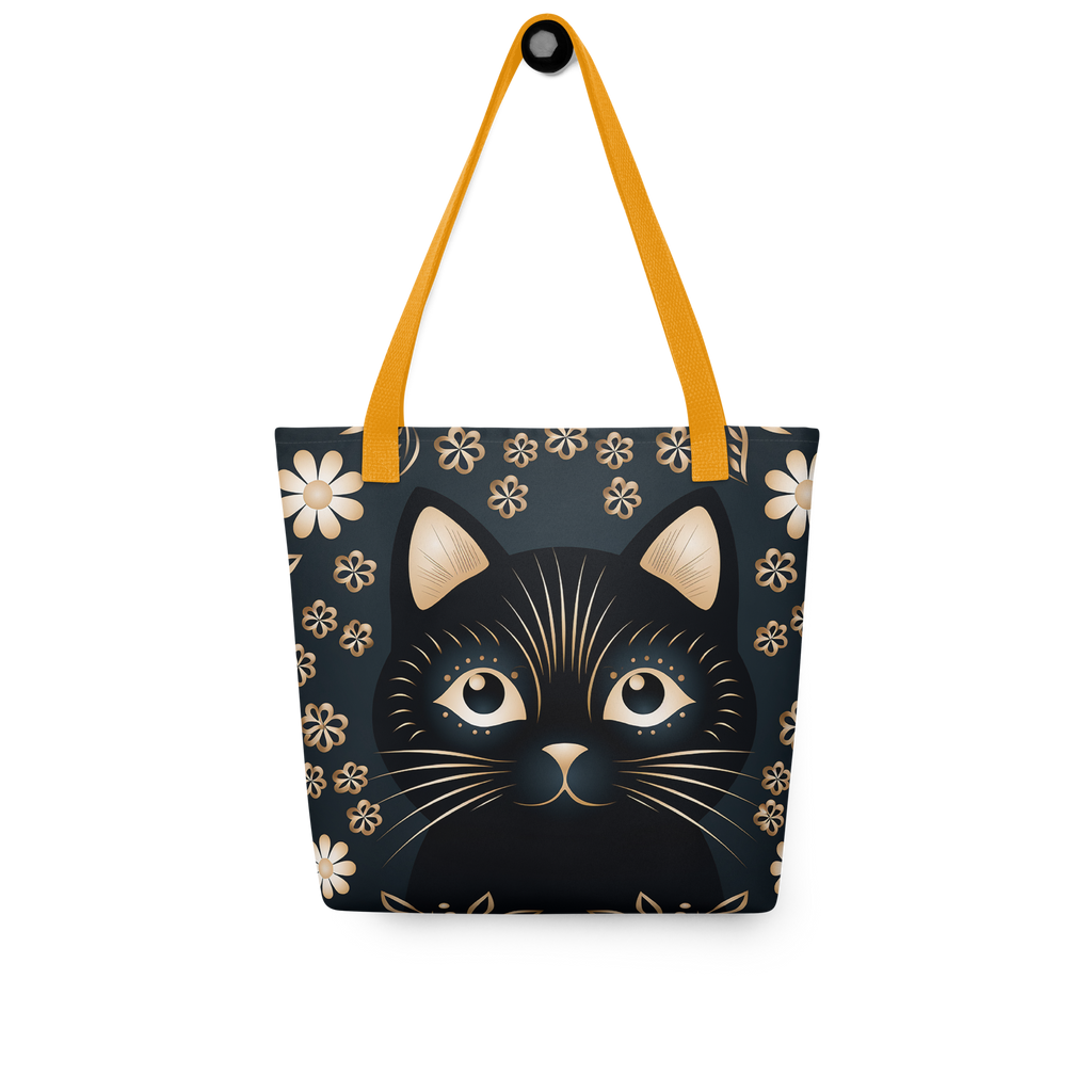 Bold Cat Print Tote bag