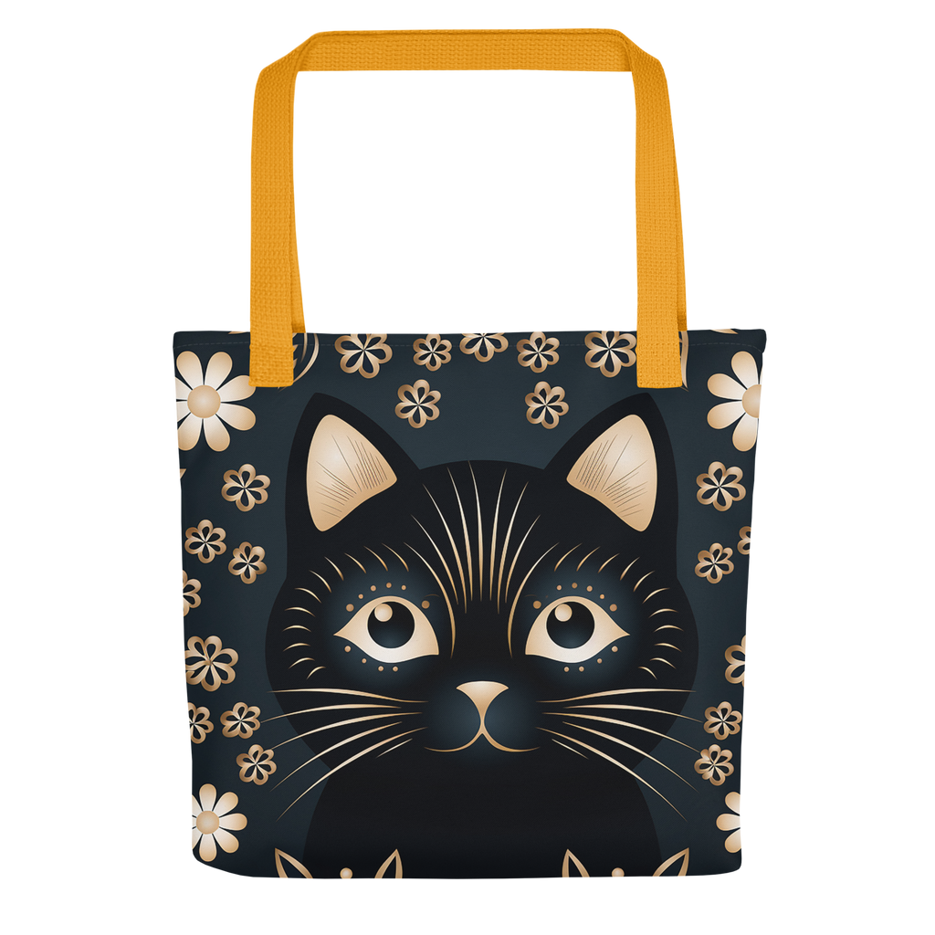 Bold Cat Print Tote bag
