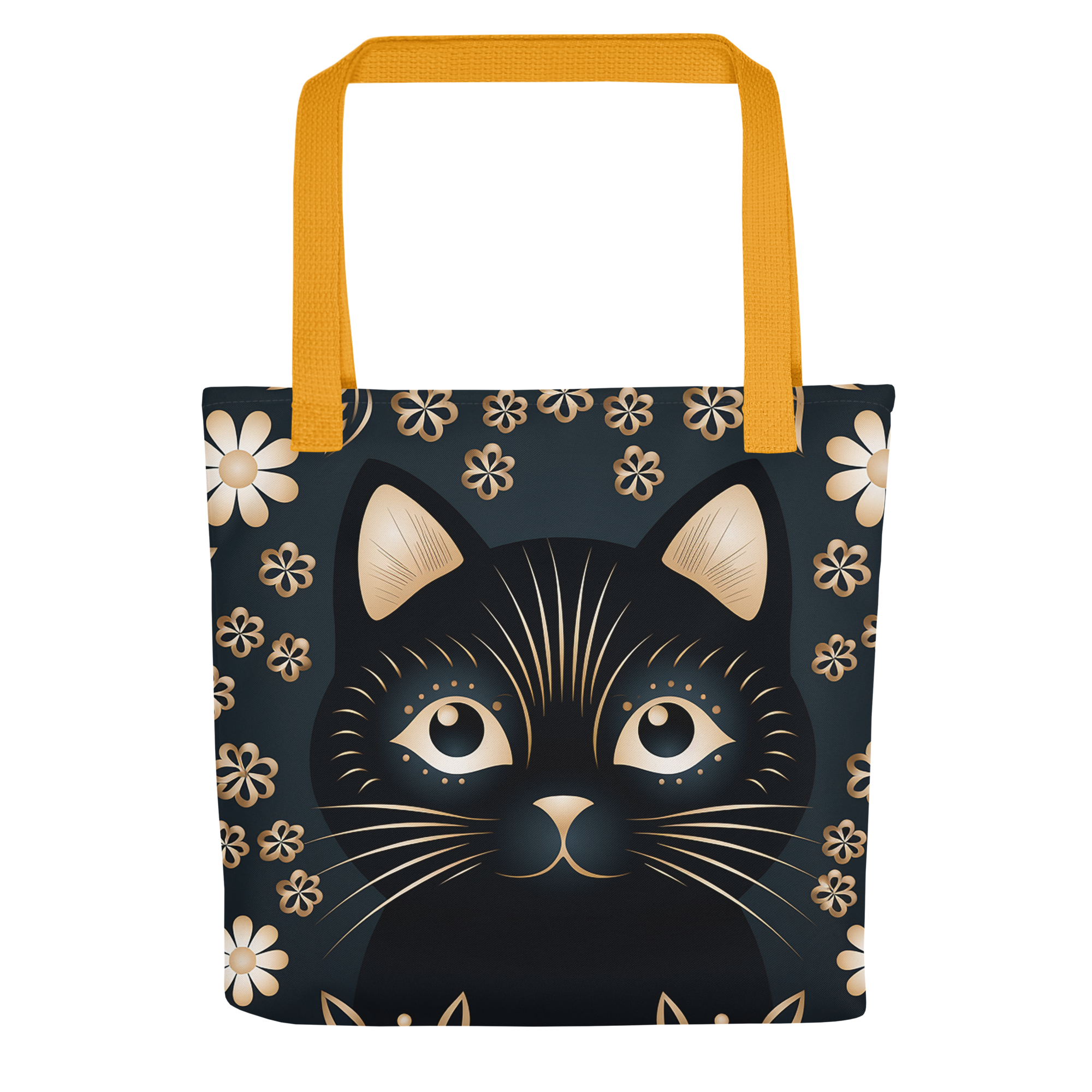 Bold Cat Print Tote bag
