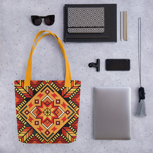 Bright and Bold Geometric Tote bag