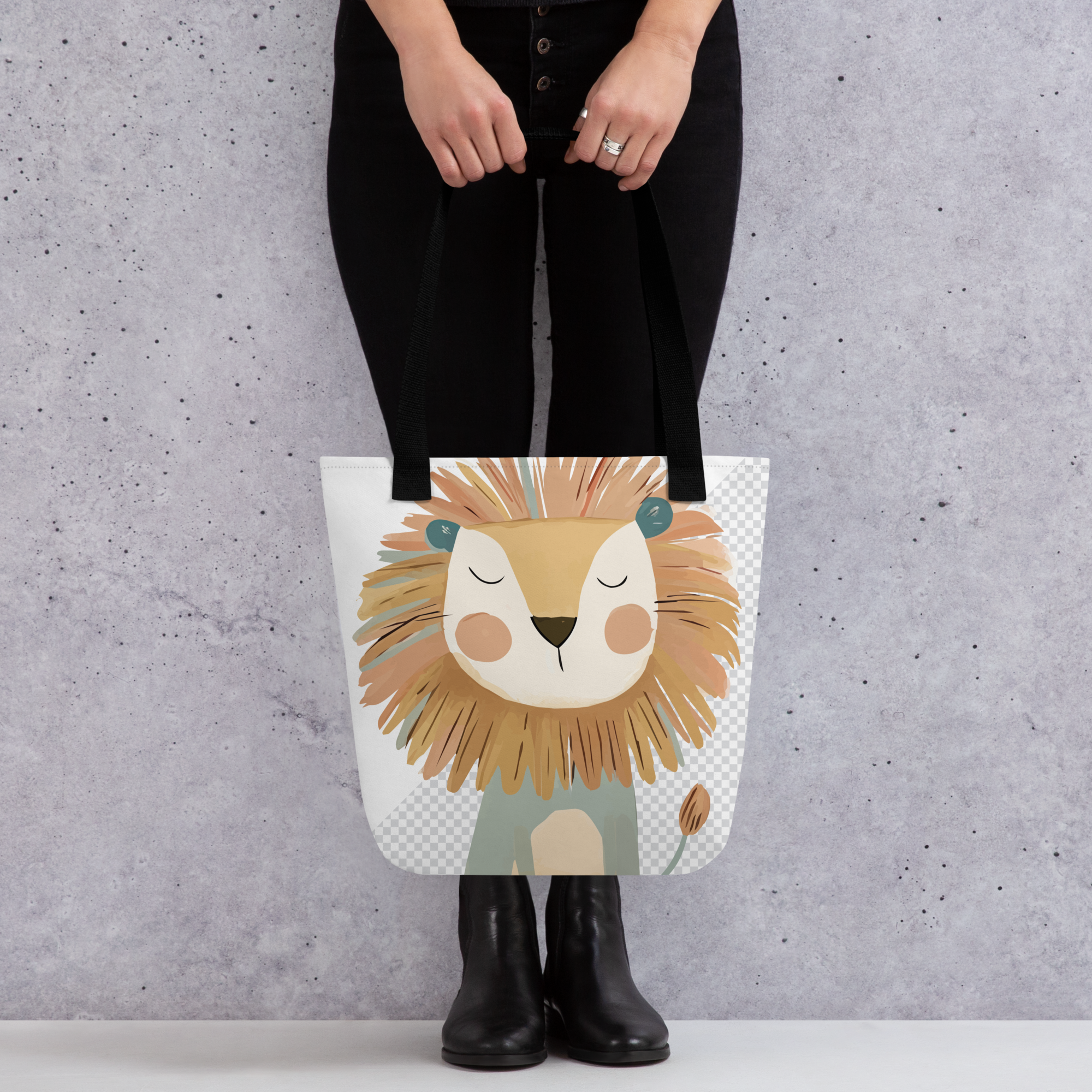 Cute Lion Tote bag
