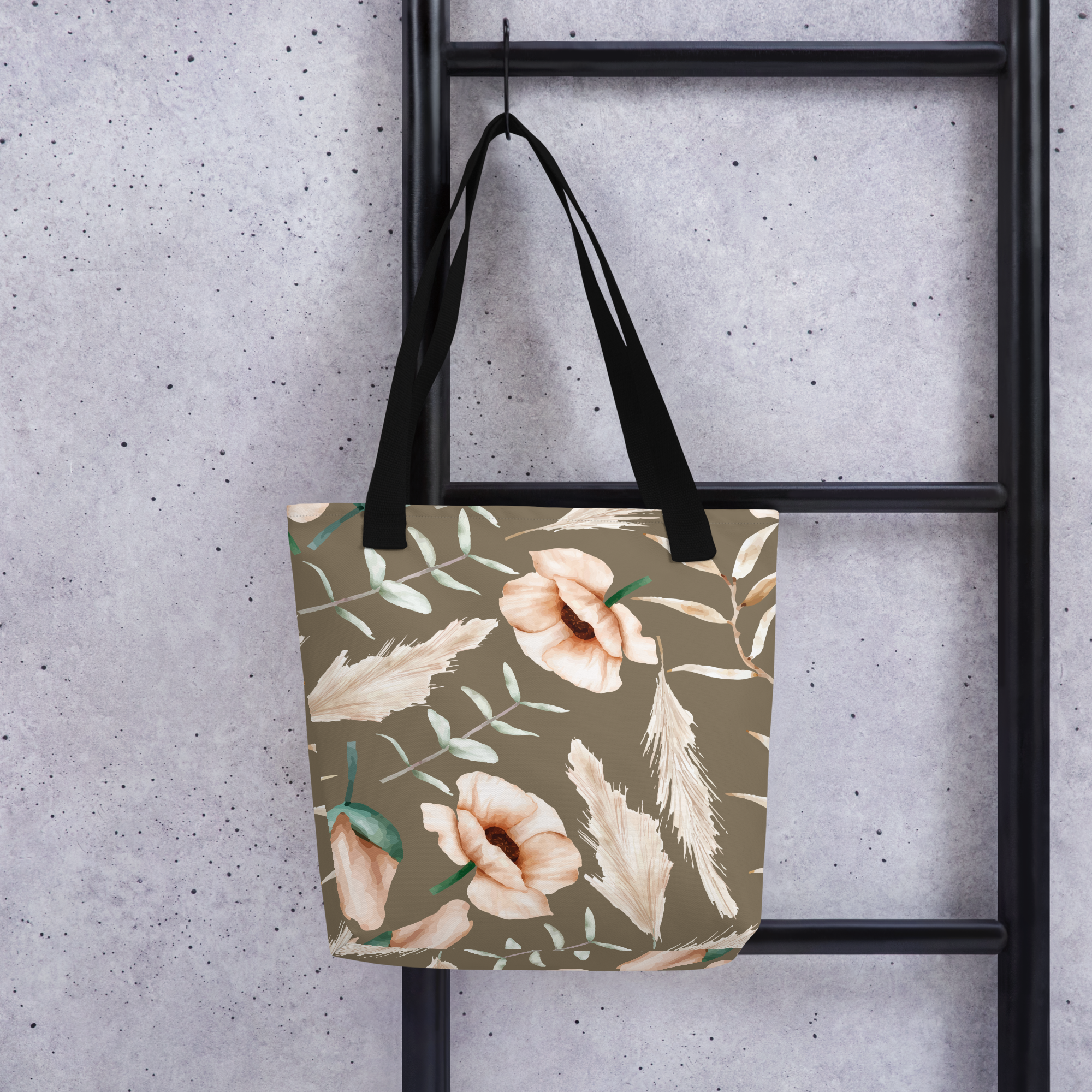 Soft Florals Bohemian Style  Tote bag