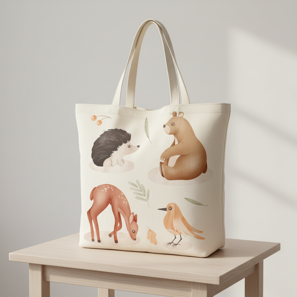Nature Wild Animals Tote Bag