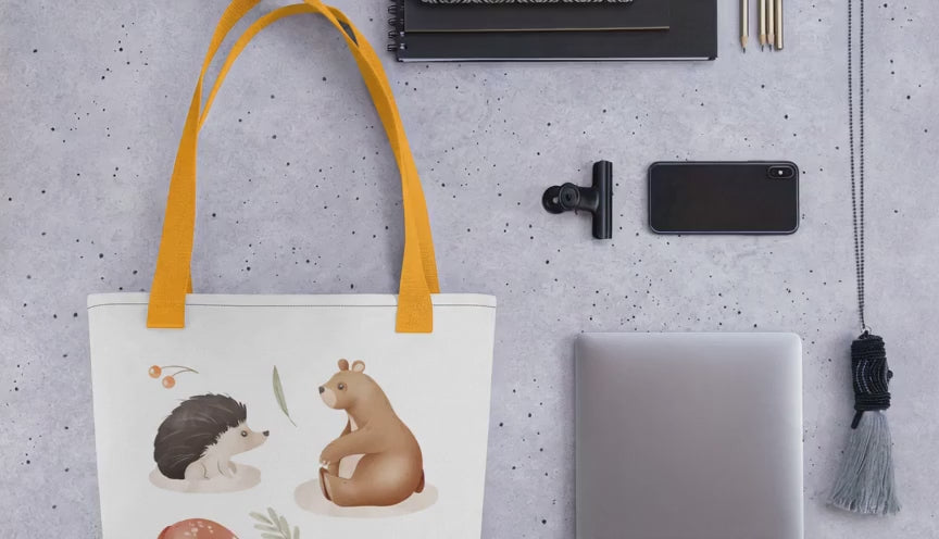 Nature Wild Animals Tote Bag